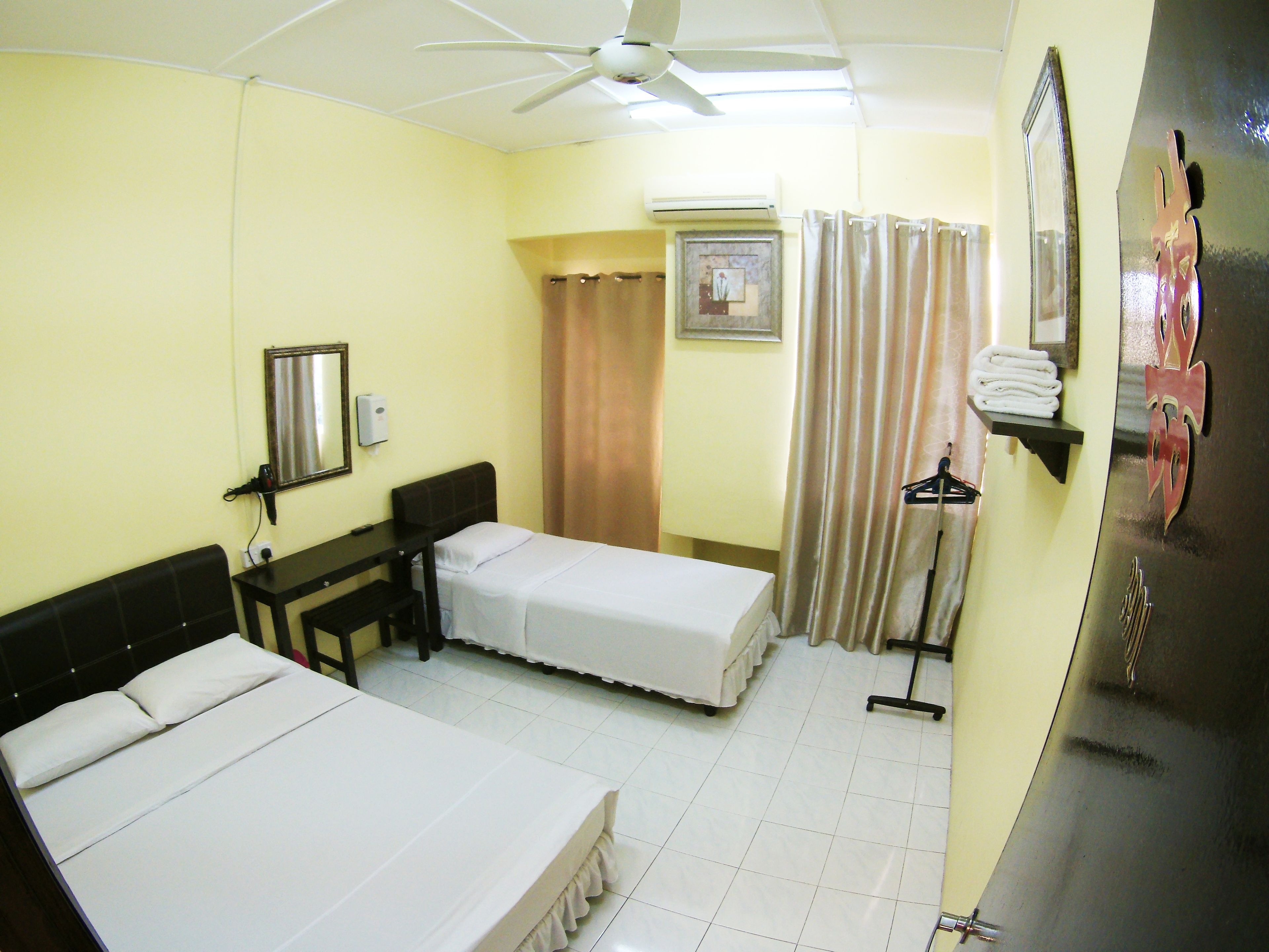 Desk, iron/ironing board, free WiFi