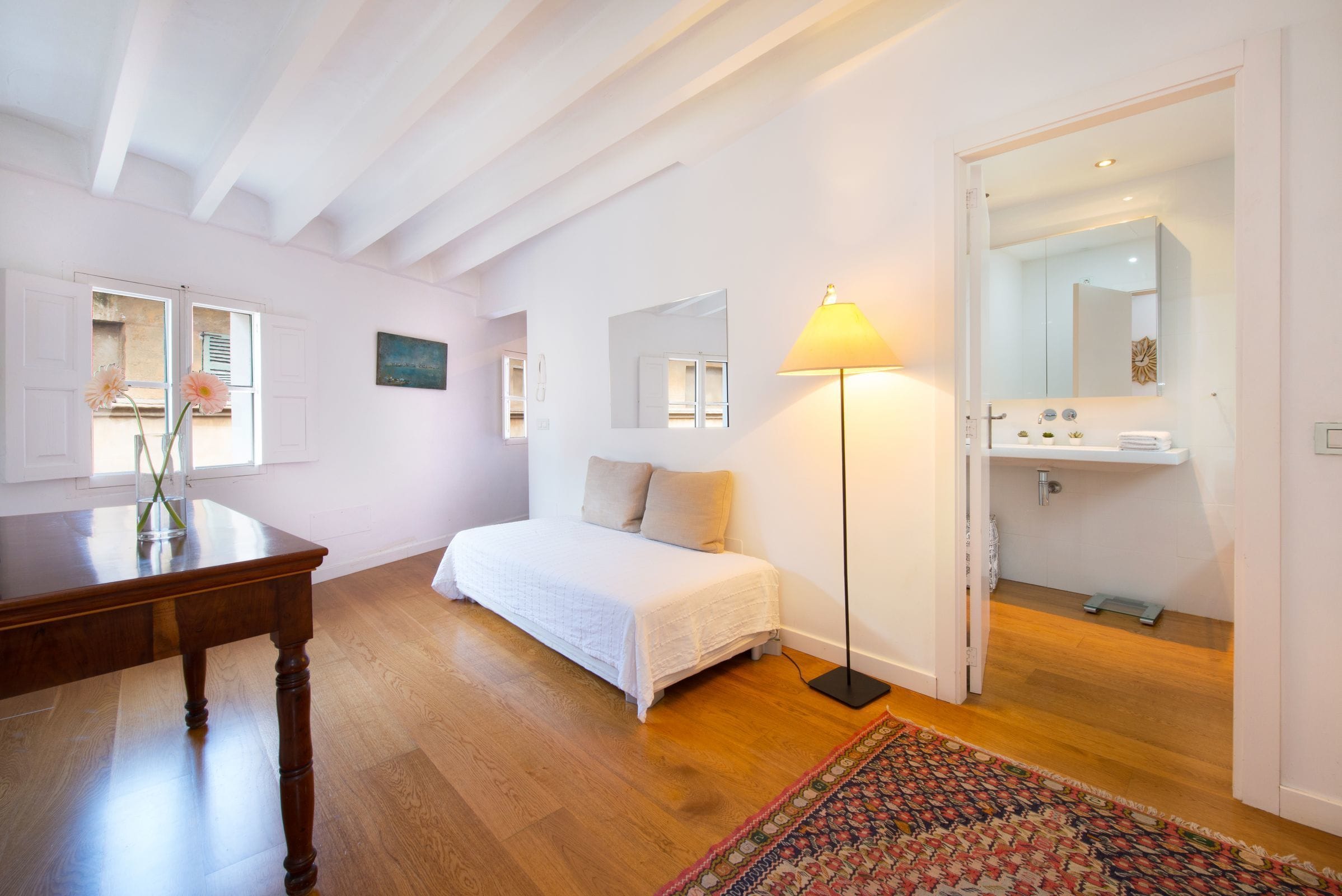 duplex, 1 queen bed with sofa bed (11) | living area | flat-screen tv