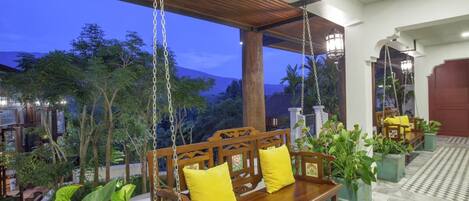 Estudio, 2 camas individuales, vistas al jardín | Vistas desde la habitación