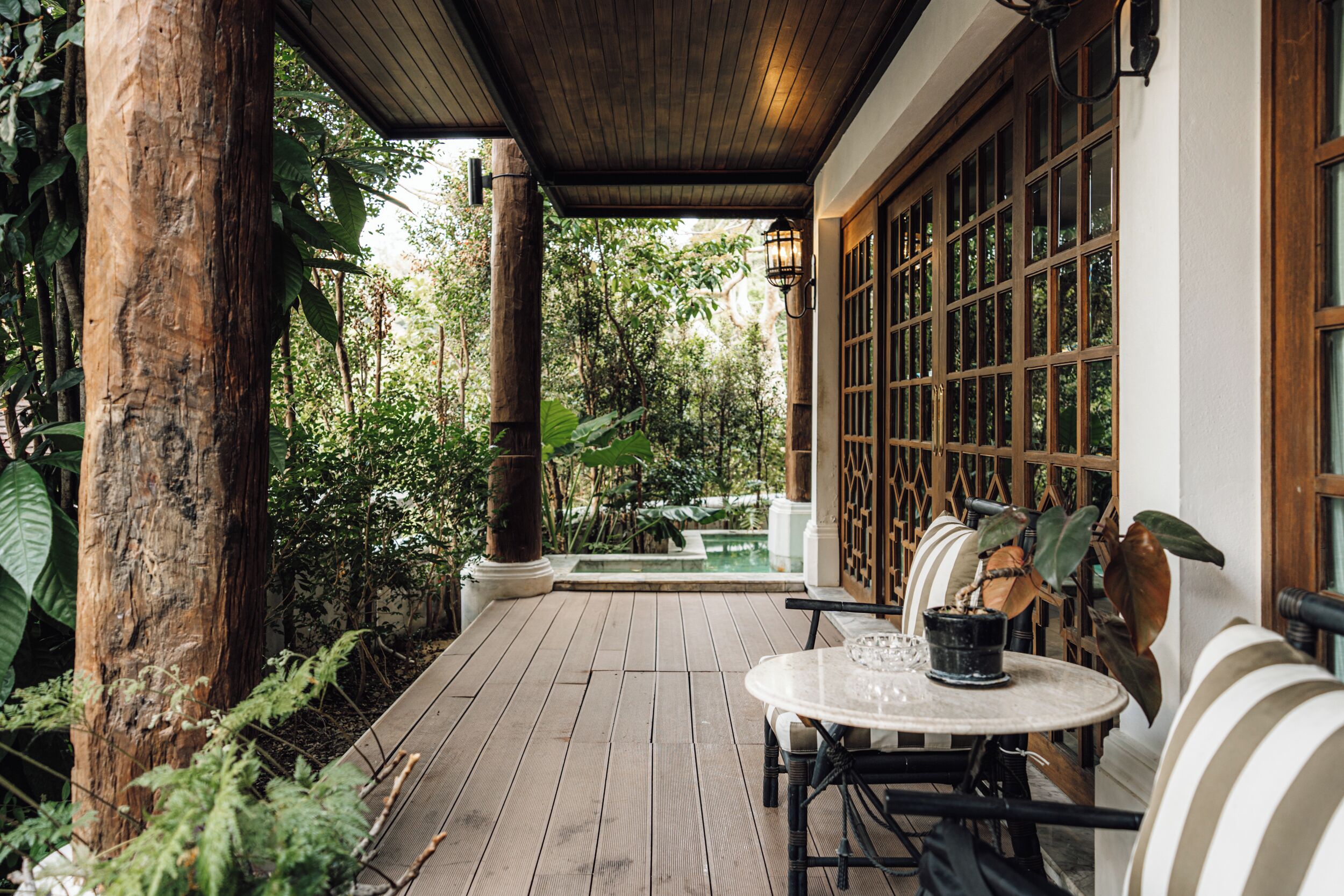 Honeymoon suite, privézwembad | Terras