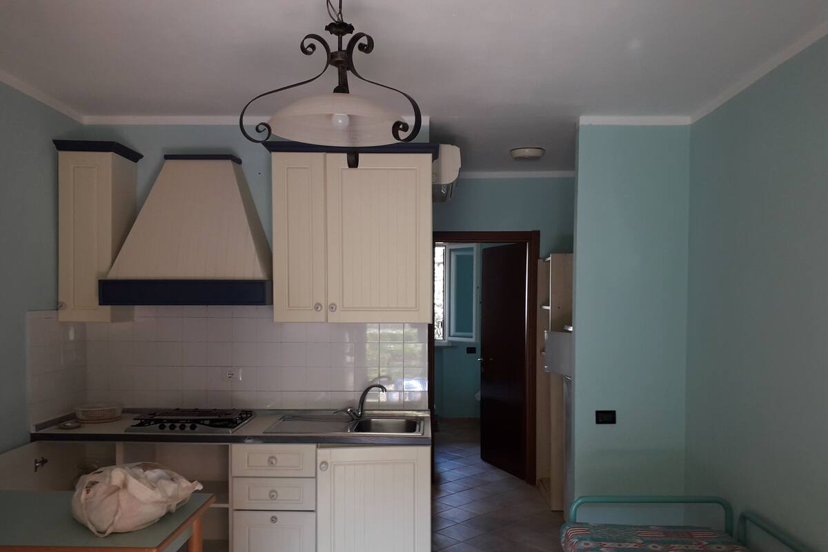 Appartement Familial, 2 chambres, accÚs piscine, vue jardin | Cuisine privée