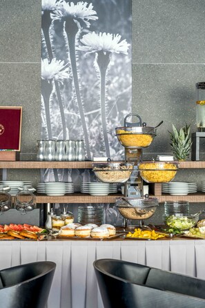 Morgenmadsbuffet hver dag mod et gebyr