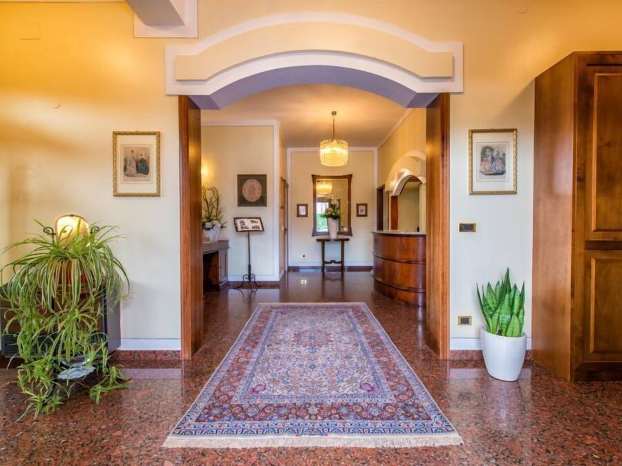 Interior entrance