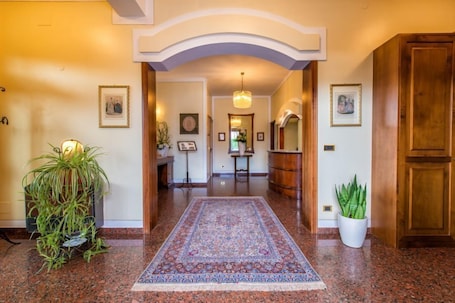 Interior entrance