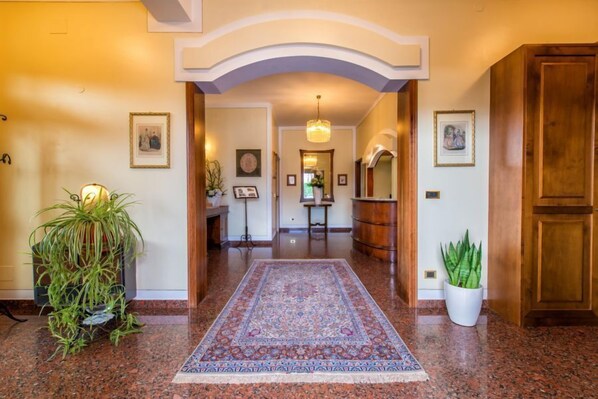 Interior entrance