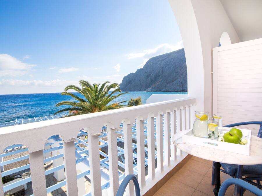 Dobbeltrom, sjøutsikt | Balkong