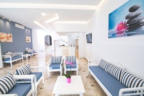 Sala de estar en el lobby