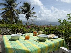 Panoramic Studio, 1 Bedroom, Ocean View | Terrace/patio - Habitation Desrosiers (Trois-Ilets)
