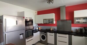 Family Apartment, 2 Bedrooms, Non Smoking, Bay View | Private kitchen - Habitation Desrosiers (Trois-Ilets)