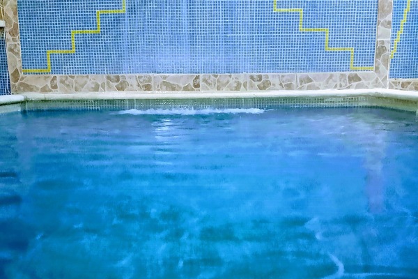 Outdoor pool, open 8:00 AM to 8:00 PM, sun loungers