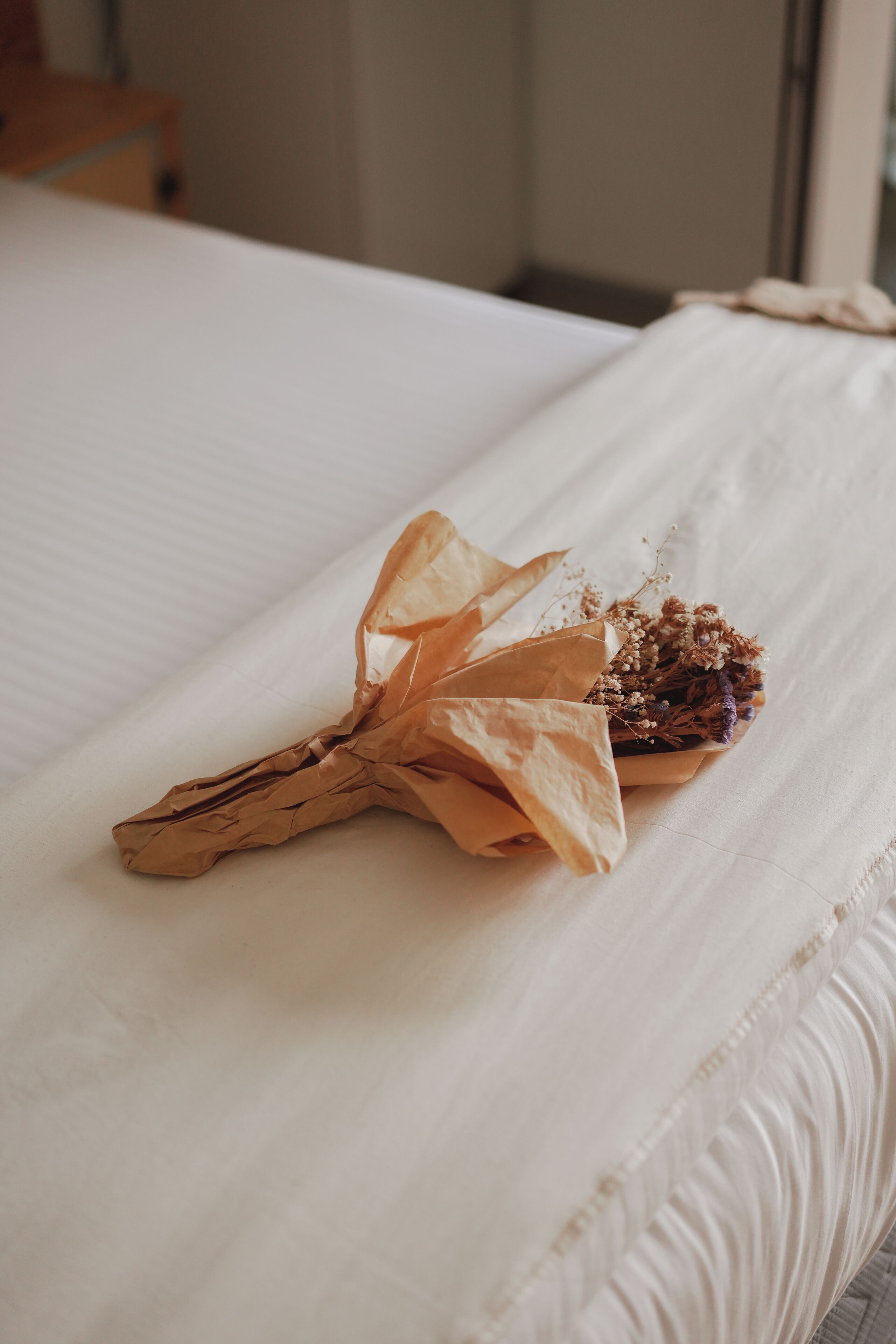 deluxe double room | premium bedding, desk, laptop workspace, blackout curtains