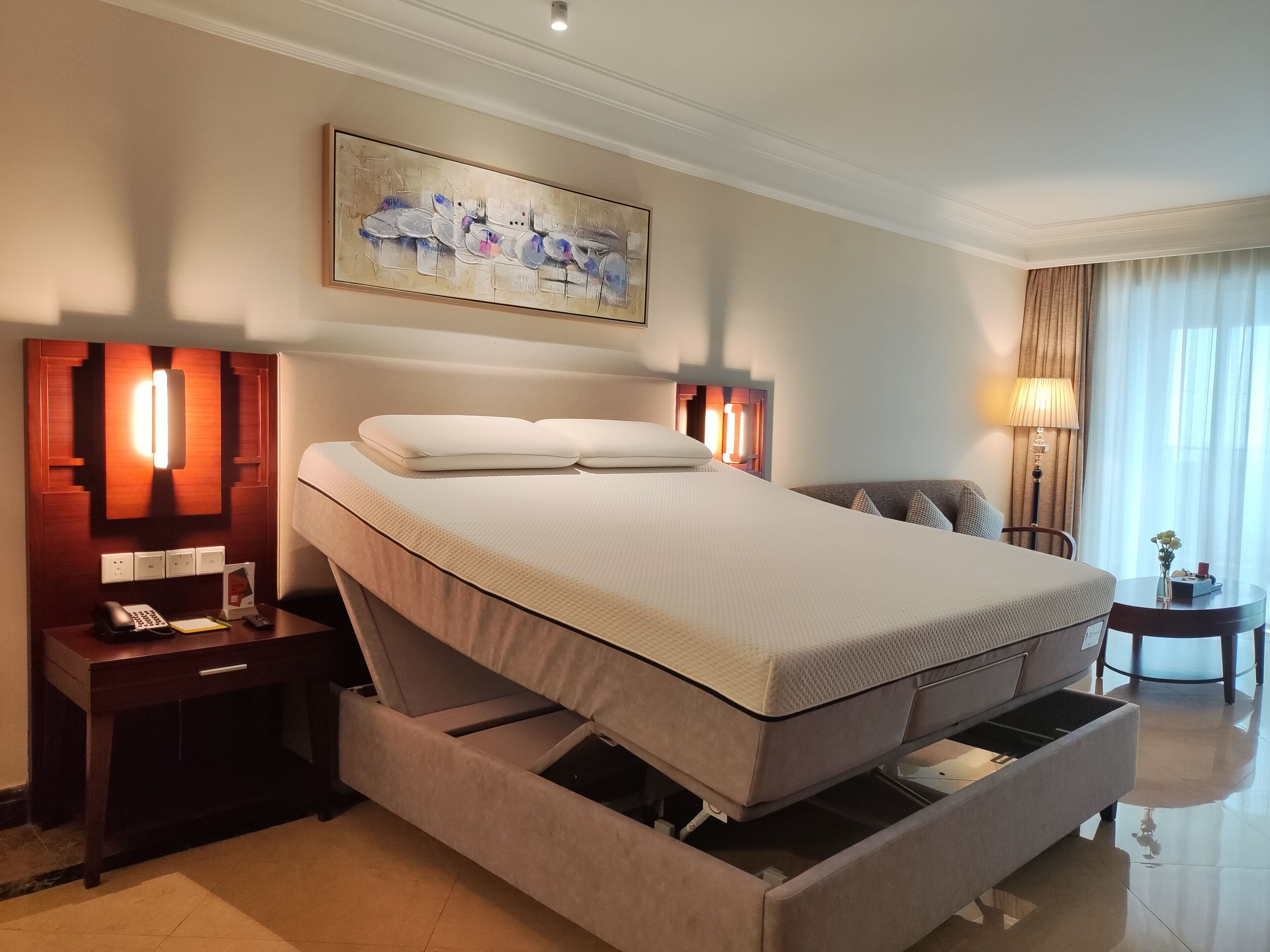 Literie de qualité supérieure, couette en duvet d'oie, bureau