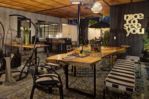 Terrasse sur le toit