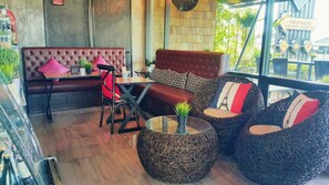 Sitteområde i lobbyen