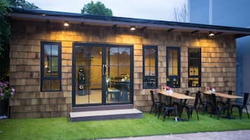 Front of property – evening/night