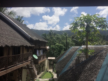Mountain view. Port Barton Le Cou De Tou Village Resort