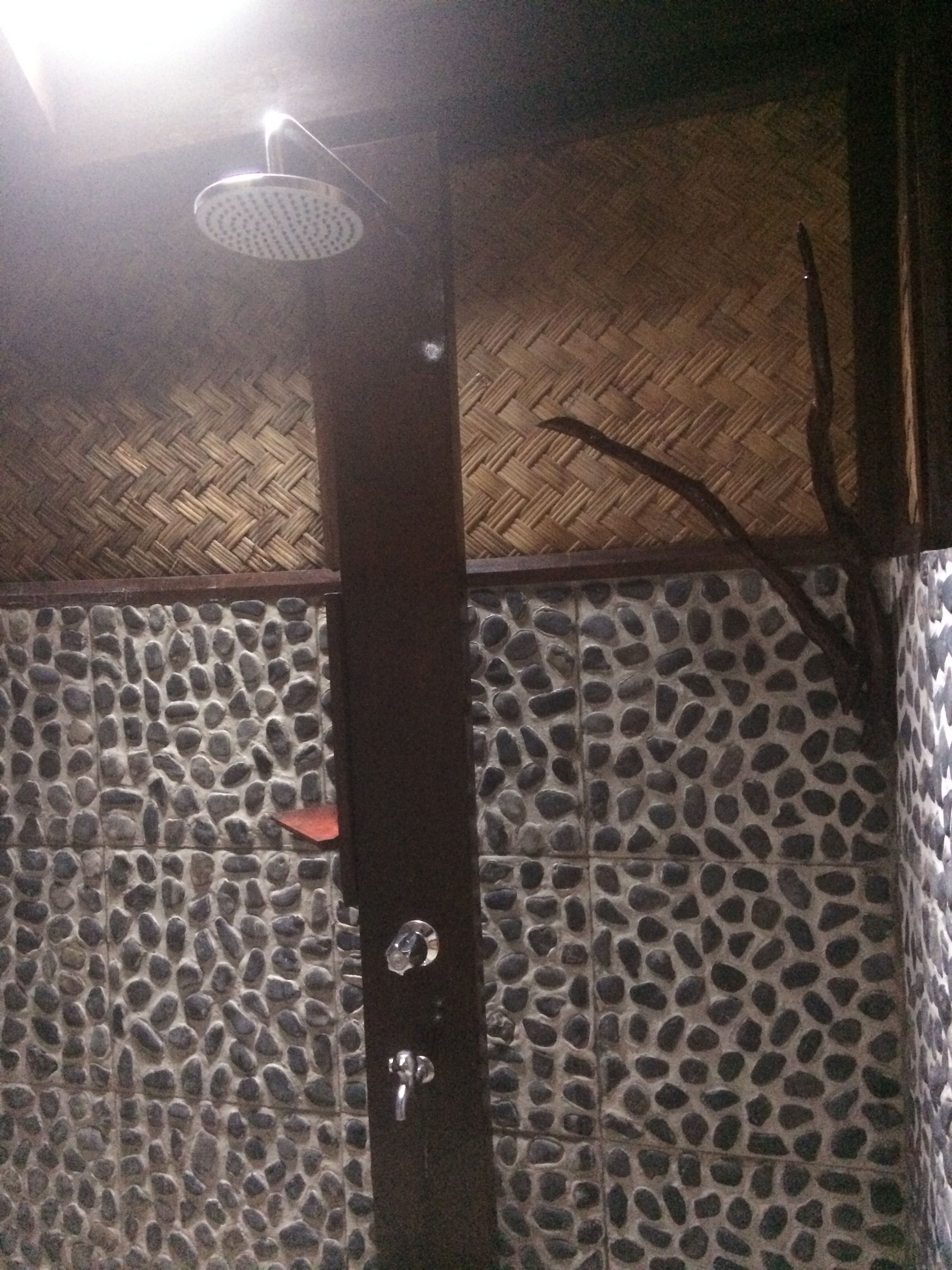 cabin | bathroom | shower, bidet, towels