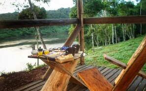 Comfort Tent, 1 Bedroom, Ensuite, River View (Glamping) | Balcony