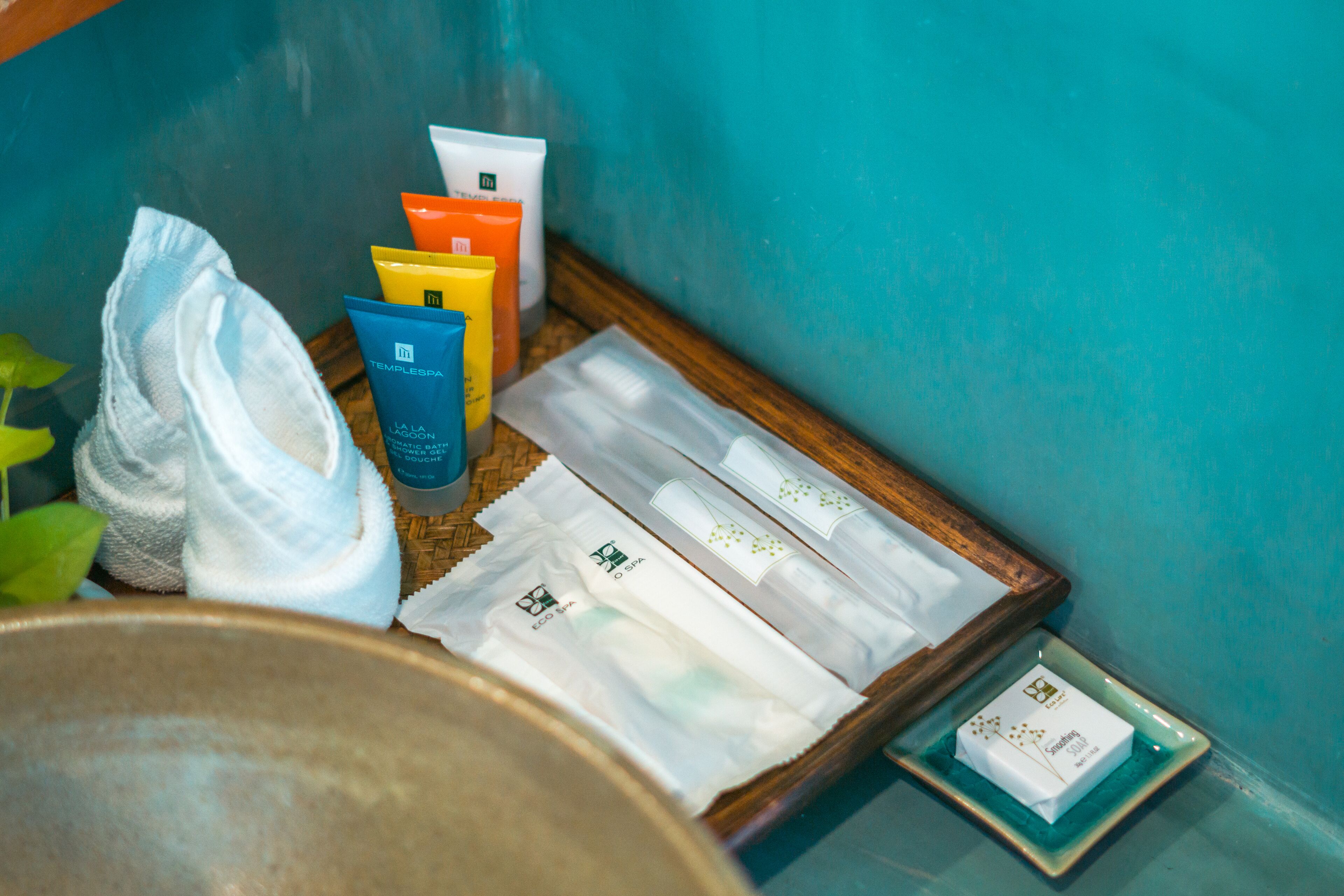 premier deluxe family room - 4 adults | bathroom | free toiletries, hair dryer, slippers, towels