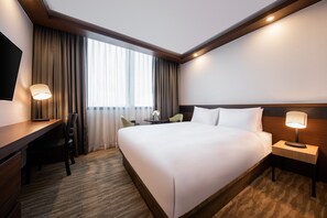 In-room safe, soundproofing, free WiFi, bed sheets - Goldcoast Hotel (Incheon)