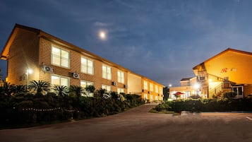 Front of property – evening/night