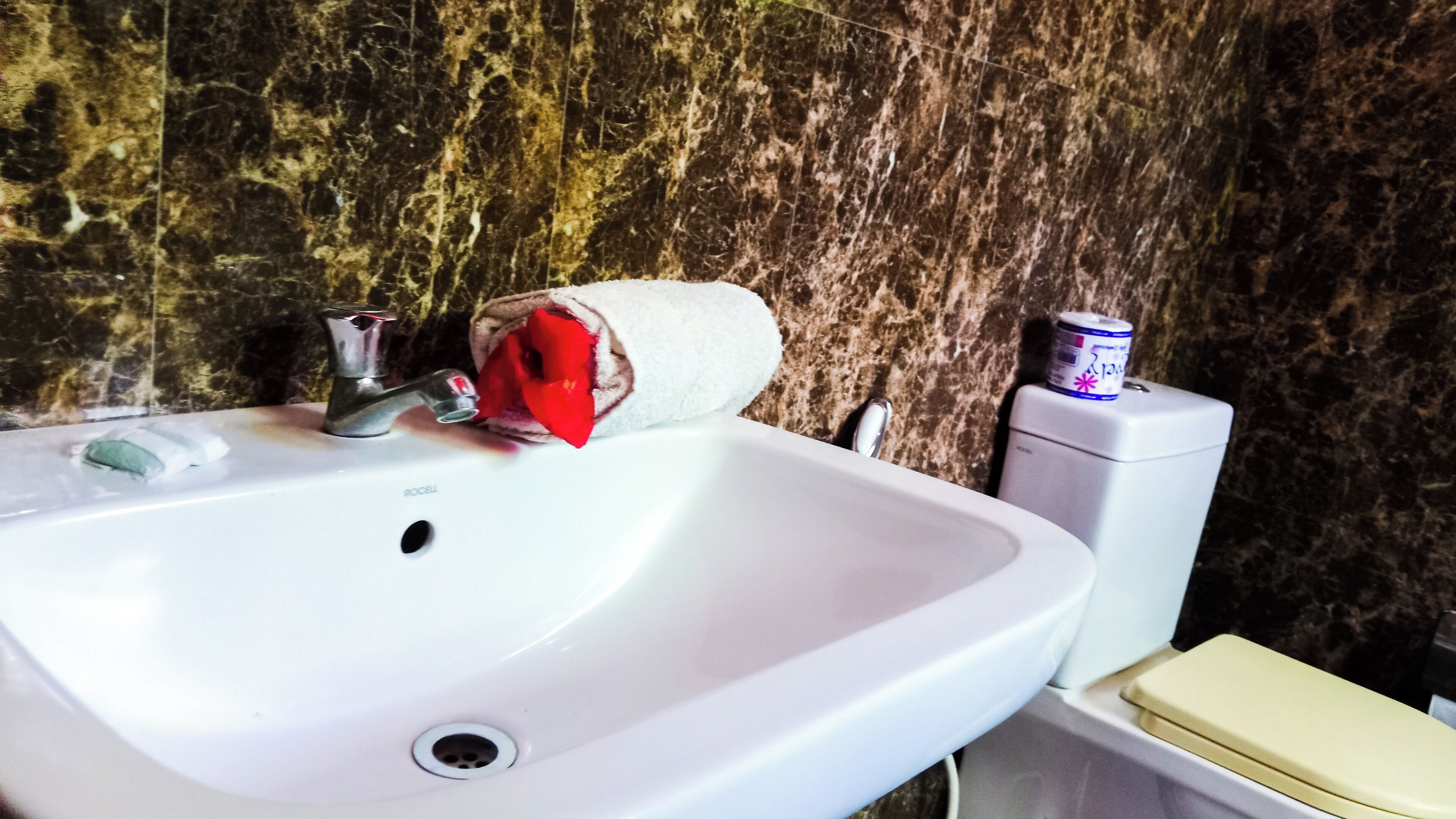 family room | bathroom | shower, rainfall showerhead, free toiletries, bidet