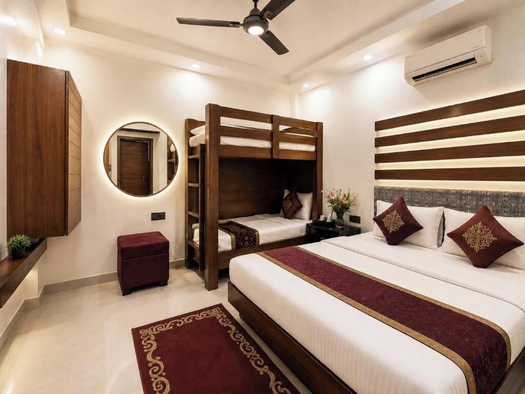 Habitación cuádruple Deluxe, no fumadores