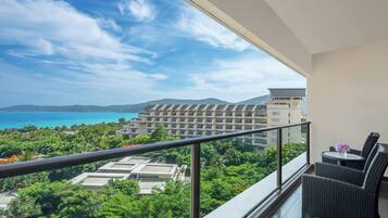 Down duvets, minibar, in-room safe, desk