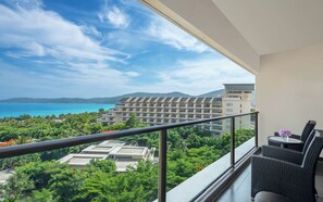 デラックス ルーム シービュー | 羽毛の掛け布団、ミニバー、セーフティボックス (室内)、デスク