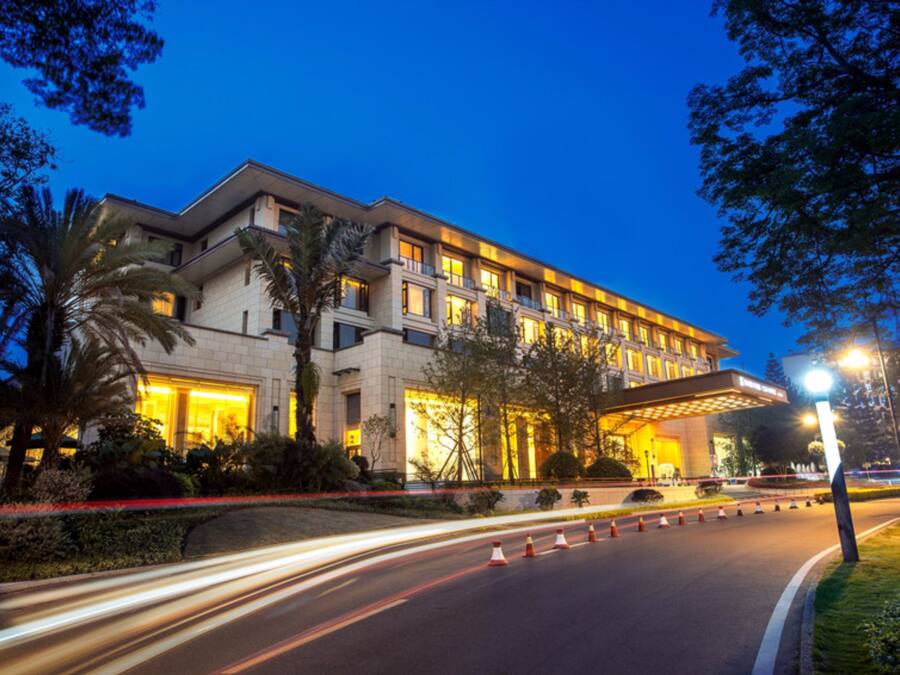 Front of property - evening/night
