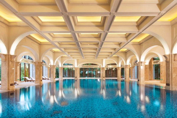 Indoor pool, open 6:30 AM to 10 PM, sun loungers