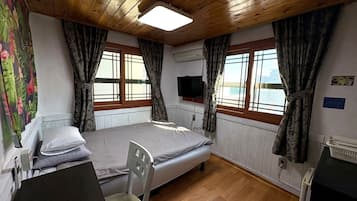 Habitación doble | Insonorización, camas extra, wifi gratis y ropa de cama