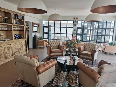 Recepción. The Rez Guesthouse