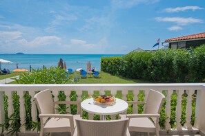 Deluxe Studio, Sea View | Balcony view - Sea View Studios & Apartments (Zakynthos)