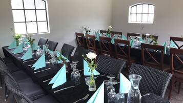 Dinner served, Scandinavian cuisine, alfresco dining