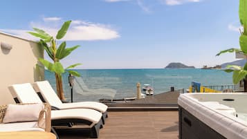 Apartment, 2 Bedrooms, Sea View | Terrace/patio