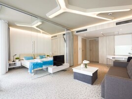 1 habitación y ropa de cama de alta calidad 