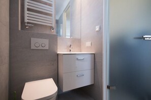 City Studio, Non Smoking, City View | Bathroom | Shower, hair dryer, towels