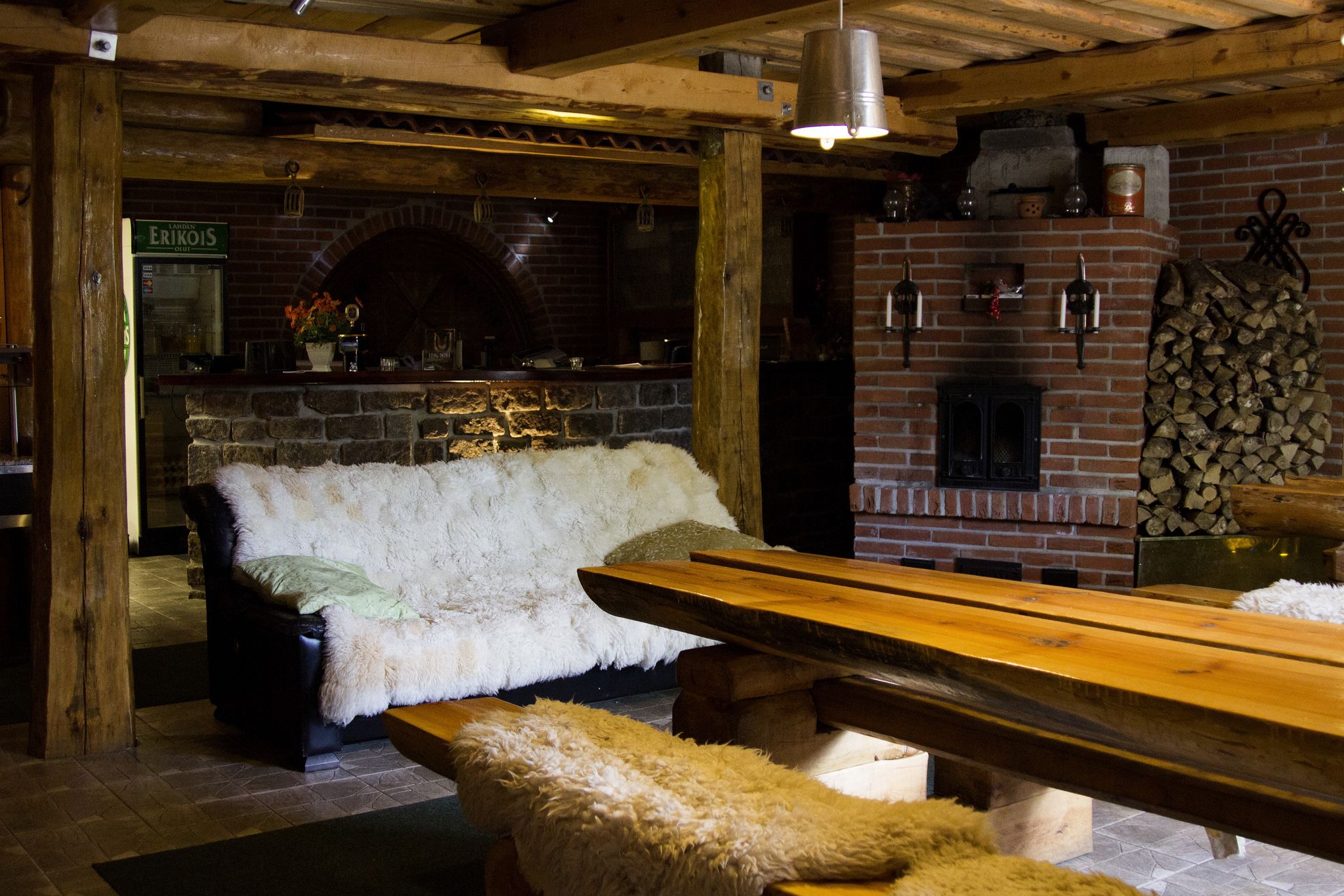 Coin salon dans le hall