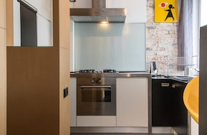 Estudio de diseño, 1 cama doble con sofá cama | Cocina privada | Frigorífico