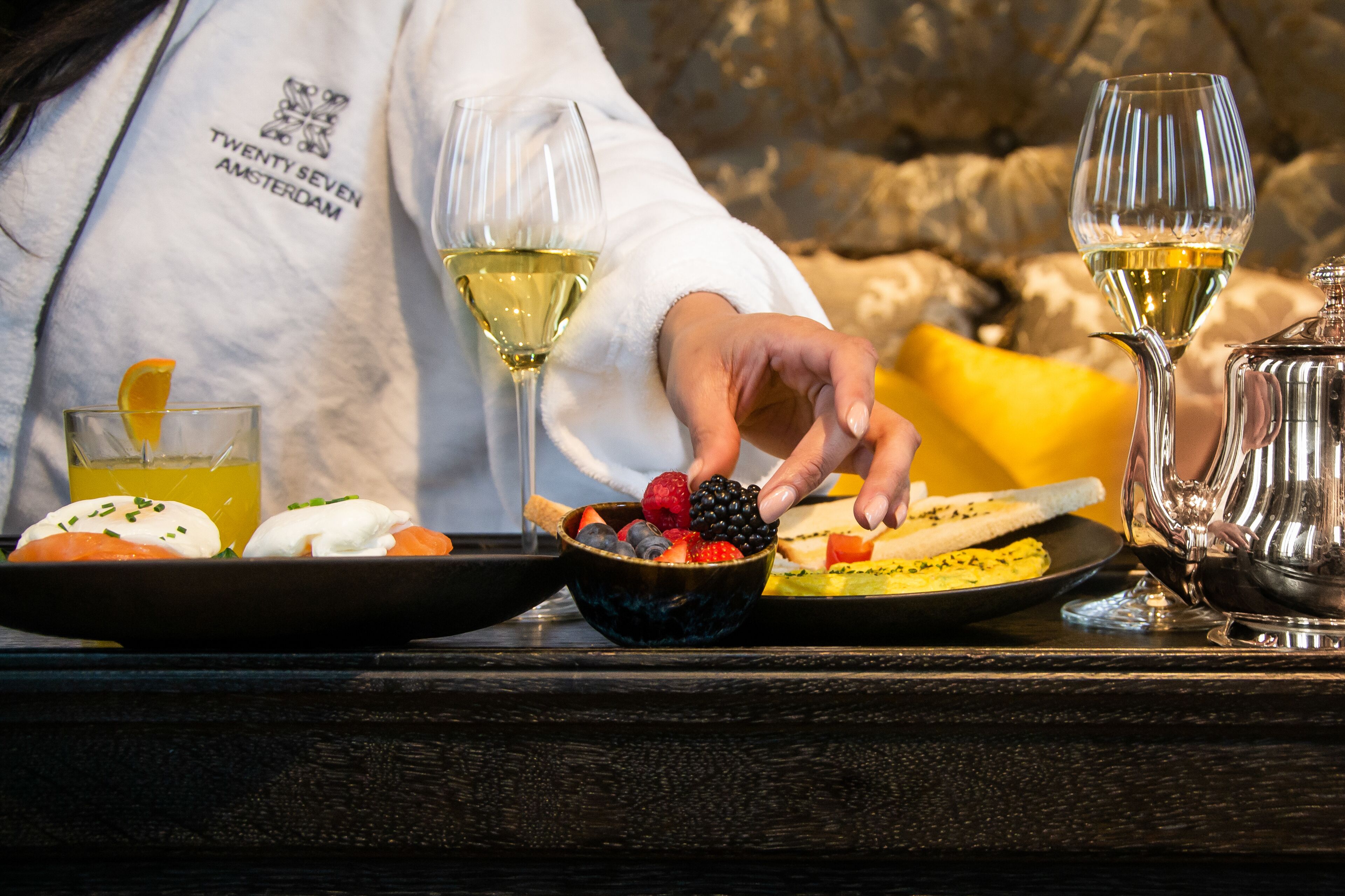 Daily cooked-to-order breakfast for a fee