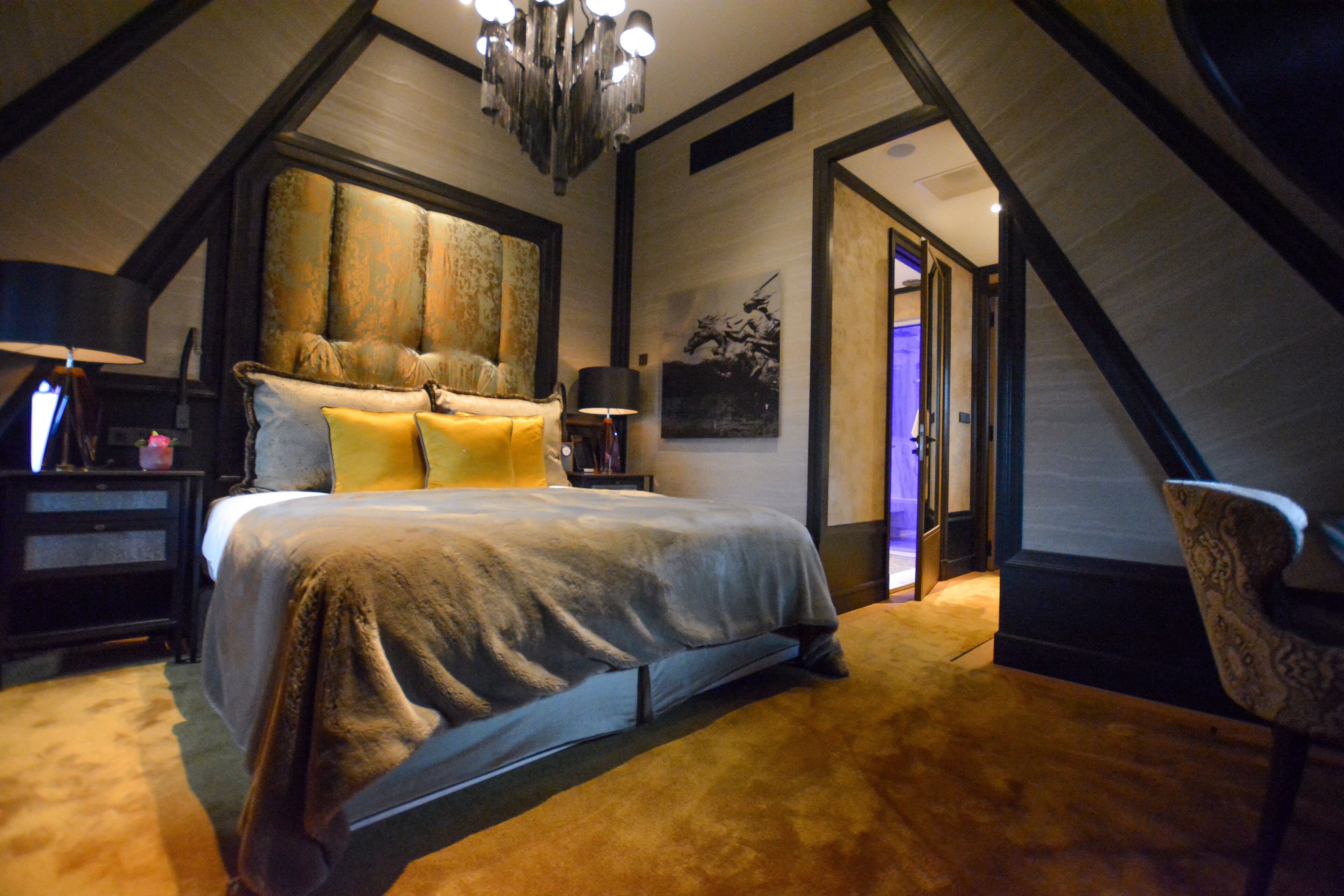 rooftop loft suite | premium bedding, free minibar items, in-room safe