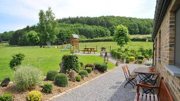 Bungalow, 3 slaapkamers, terras, op benedenverdieping | Terras