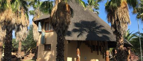 Blick von der Unterkunft