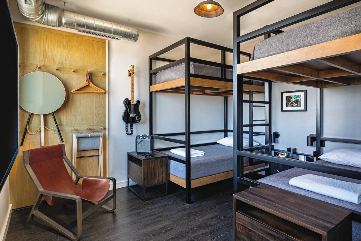 Room, Multiple Beds, Hearing Accessible (Accessible Bathtub) | Desk, blackout drapes, soundproofing, free WiFi