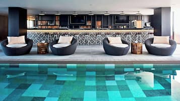Indoor pool, outdoor pool