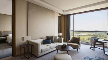 49-inch LCD TV with cable channels, TV, iPod dock