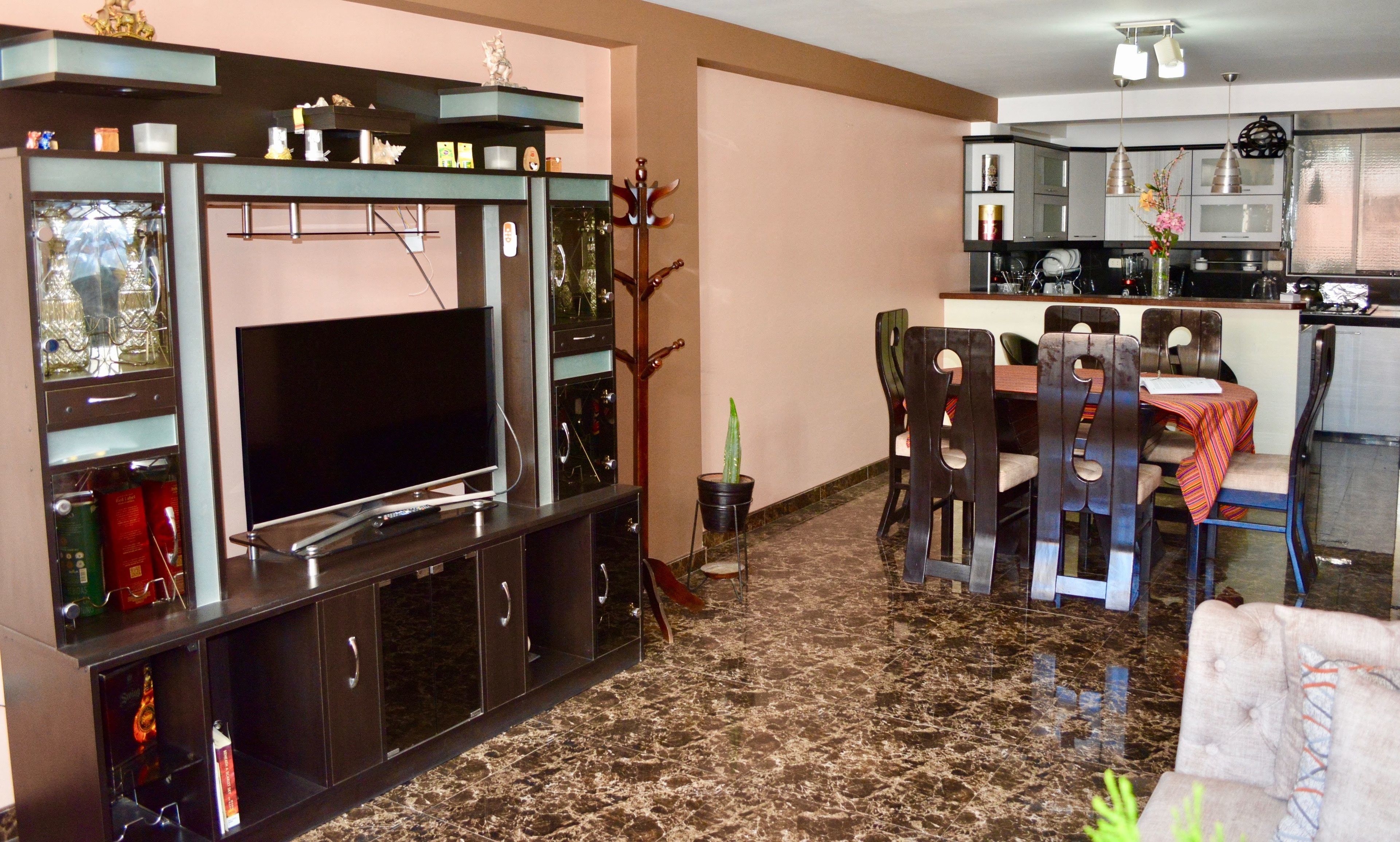 32-inch flat-screen tv with cable channels, tv