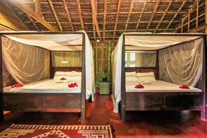 Familien-Ferienhütte, Mehrere Betten | Zimmersafe, kostenloses WLAN, Bettwäsche