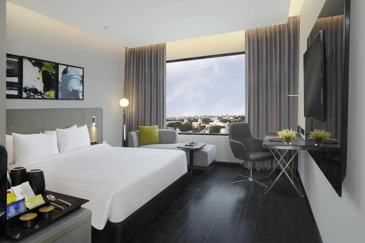 Minibar, in-room safe, desk, blackout drapes